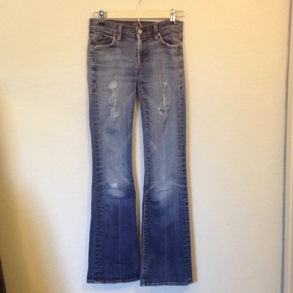 Seven 7 for all mankind distressed jeans